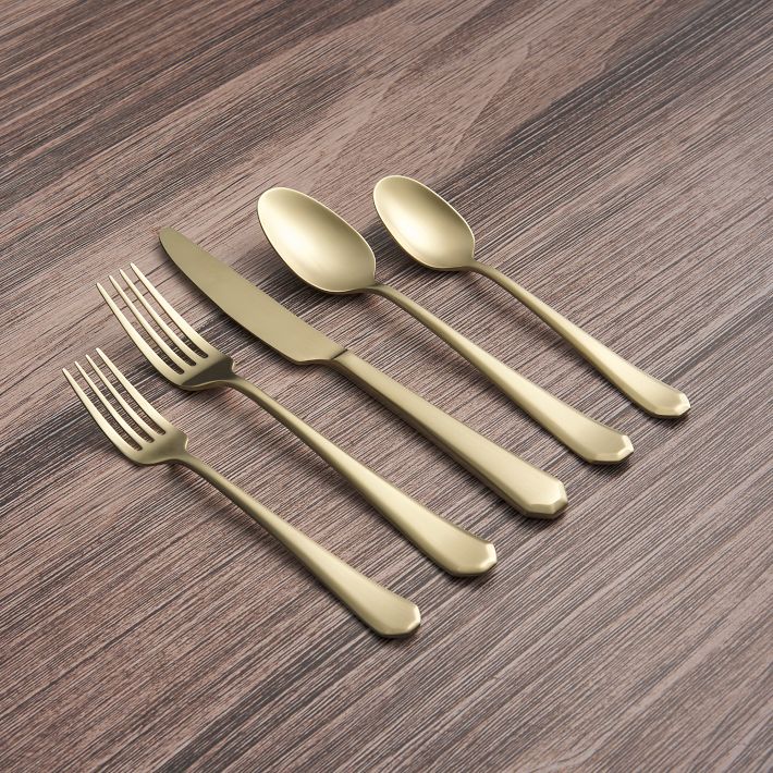 Children's Hammered Flatware Set - Montessori Services