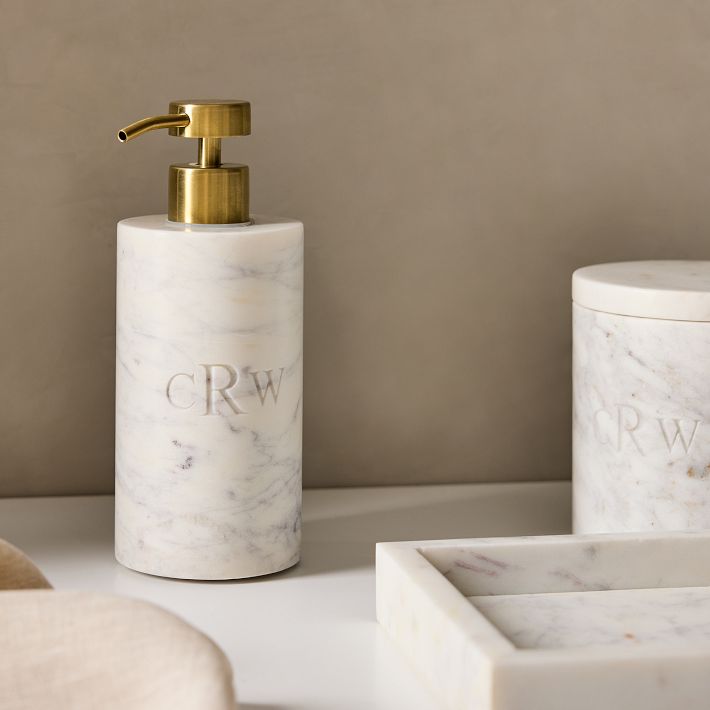 Amalfi Marble Bath Accessories | West Elm