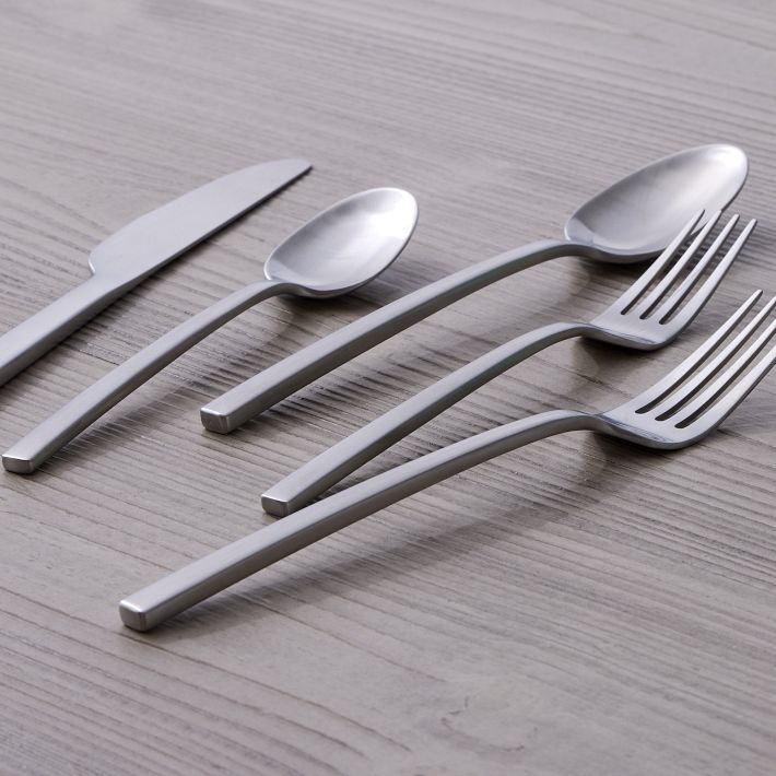 West Elm Matte Black Flatware - Homey Oh My