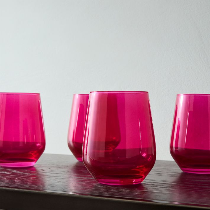 Estelle Colored Wine Stemless - Set of 6 – Lori Karbal Store