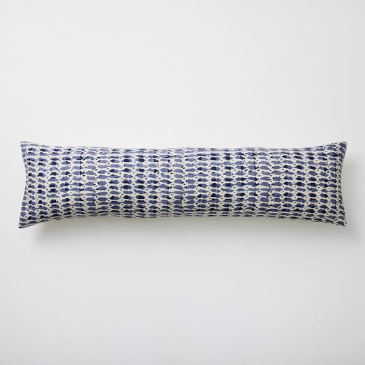 Happy Waves Oversized Lumbar Pillow Cover | West Elm