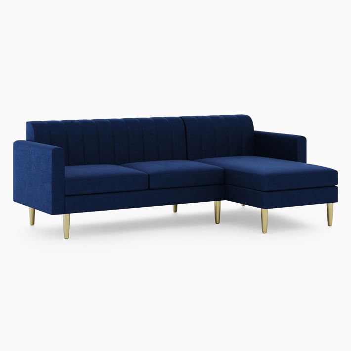 West elm outlet olive sectional