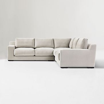 Dalton 3 Piece Chaise Sectional, Sofa With Chaise