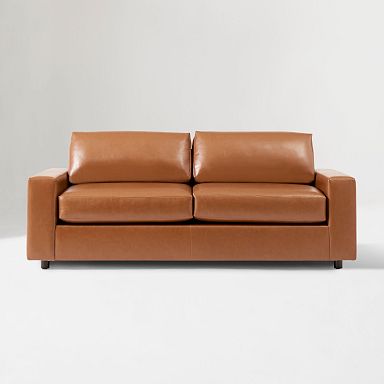 West Elm Modern Chesterfield Leather Sofa by West Elm - Dwell