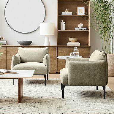 Modern Living Room Chairs West Elm