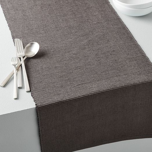 Riviera Cotton Table Runner Clearance West Elm