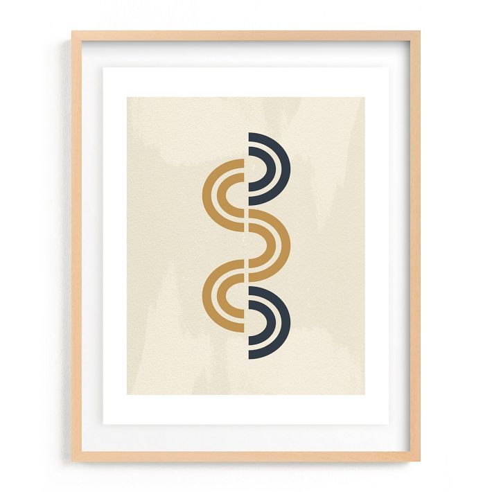 Path Framed Wall Art by Minted for West Elm
