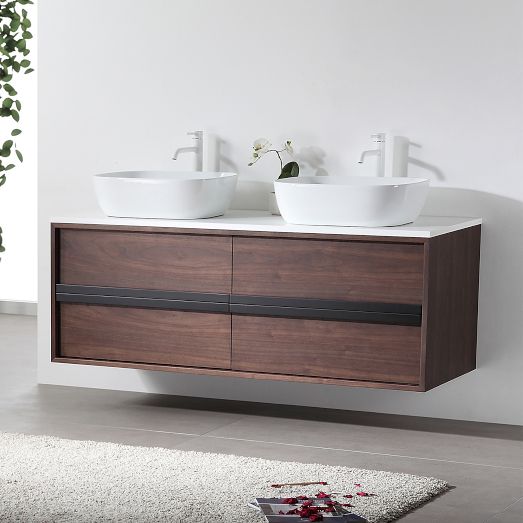 Baylor Floating Open Storage Single Bathroom Vanity (42)