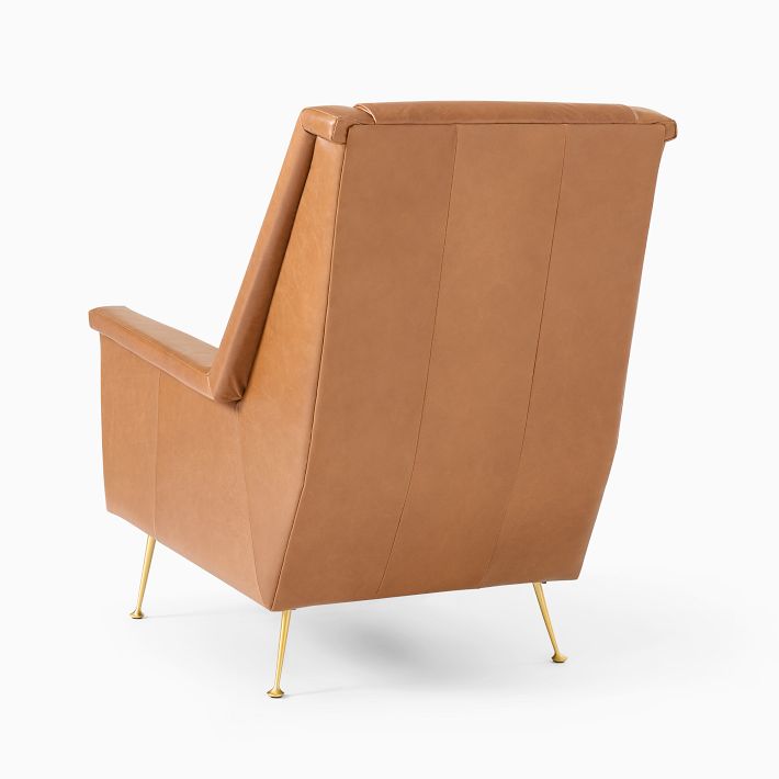 West elm carlo discount mid century chair