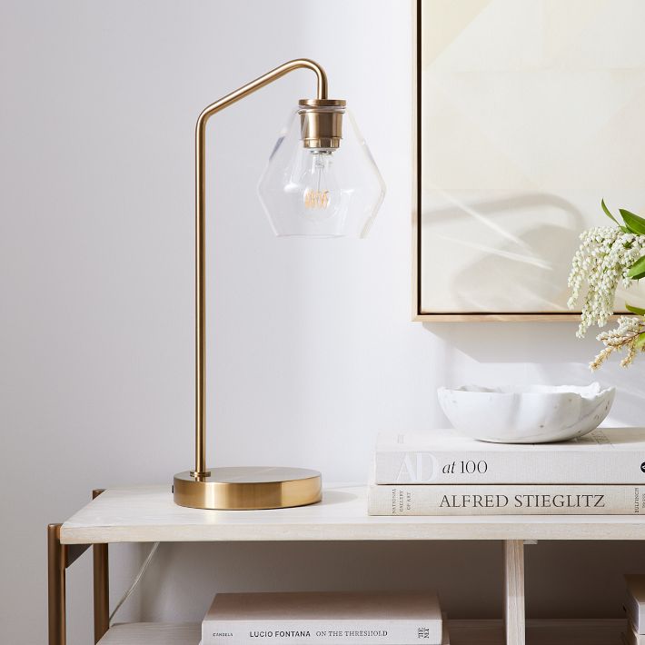 Sculptural Geo Table Lamp | Modern Light Fixtures | West Elm