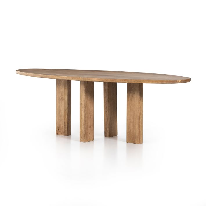 Rochelle 120cm Round Mango Wood & Marble Dining Table