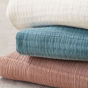 Dreamy Gauze Throw West Elm