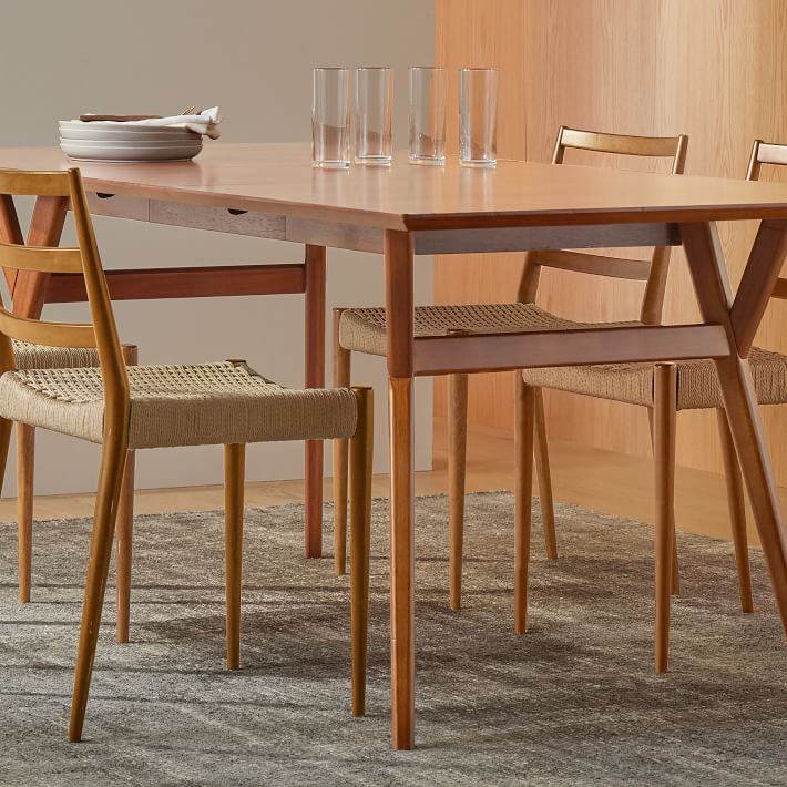 Mid-Century Expandable Dining Table (39–92)