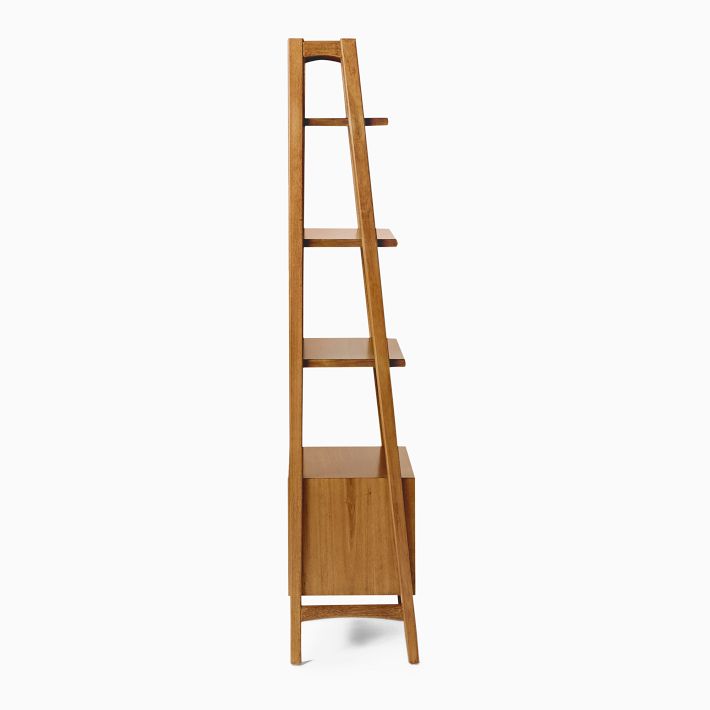 Ladder shelf deals mid century