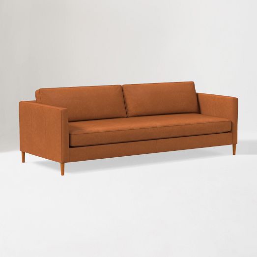 Harris Loft Leather Sofa (86"96") West Elm