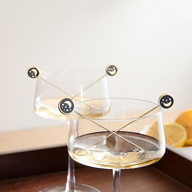 Wise Skulls Martini - Set Of 3