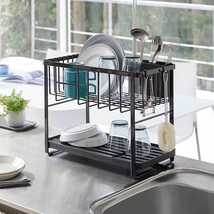 The 20 Best Kitchen Cabinets Organization Ideas  Kitchen sink rack, Sink  drying rack, Dish rack drying