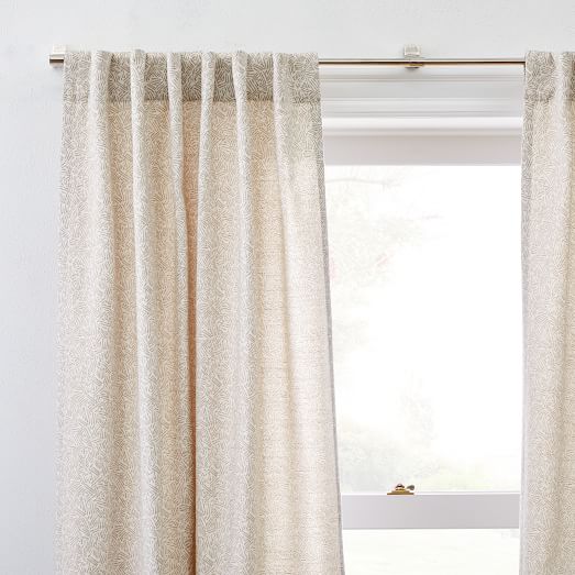 Oversized Curtain Rod Tiebacks