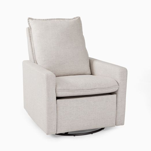 West elm sedgwick online leather recliner