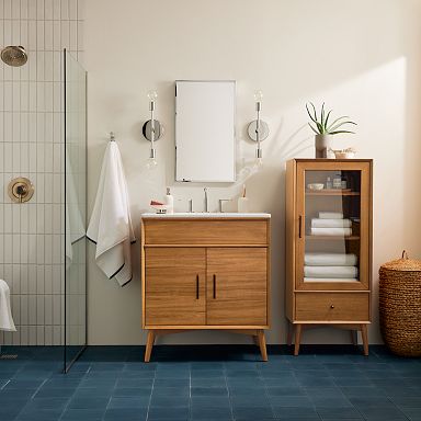West elm 2025 pharmacy cabinet