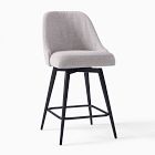 Mid-Century Swivel Counter Stool - Metal Legs | West Elm