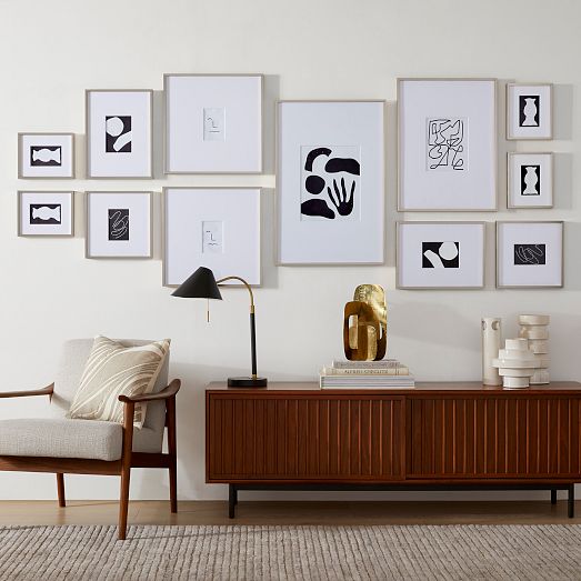 The Collector Long Gallery Frames Set (Set of 12) | West Elm