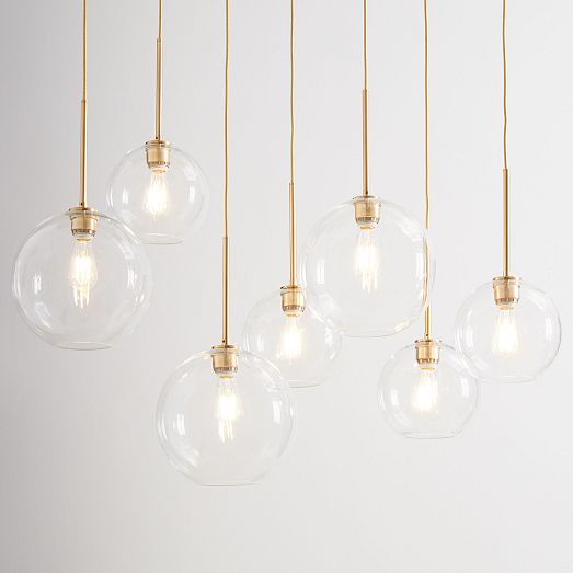 Sculptural 7-Light Globe Chandelier | West Elm