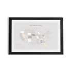 42 Pressed Map - USA | West Elm