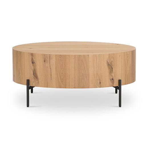 Veda Round Coffee Table | Media & Console Tables | West Elm