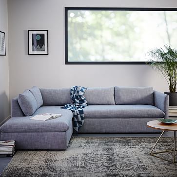 West elm outlet shelter sectional