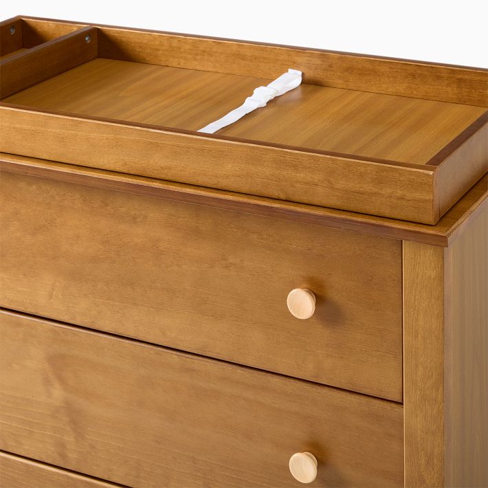 Chestnut changing outlet table