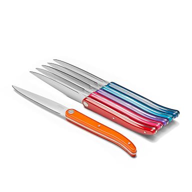 Williams Sonoma Schmidt Brothers Heritage Knives Steak Knives with Case,  Set of 4