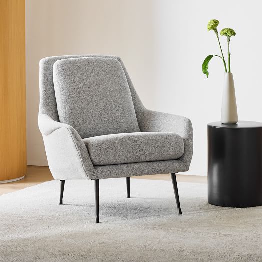 West elm best sale metal frame chair