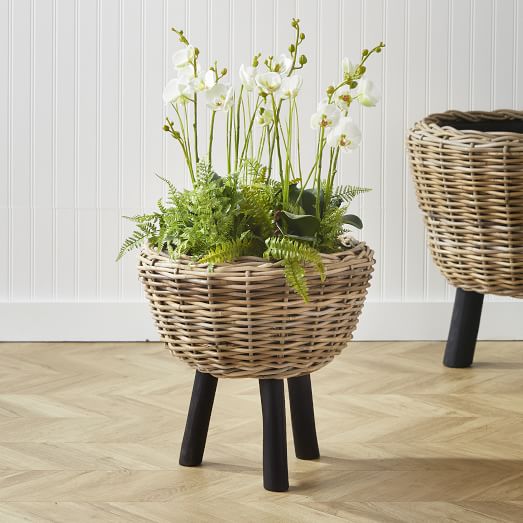 Woven Dry Basket Planters West Elm