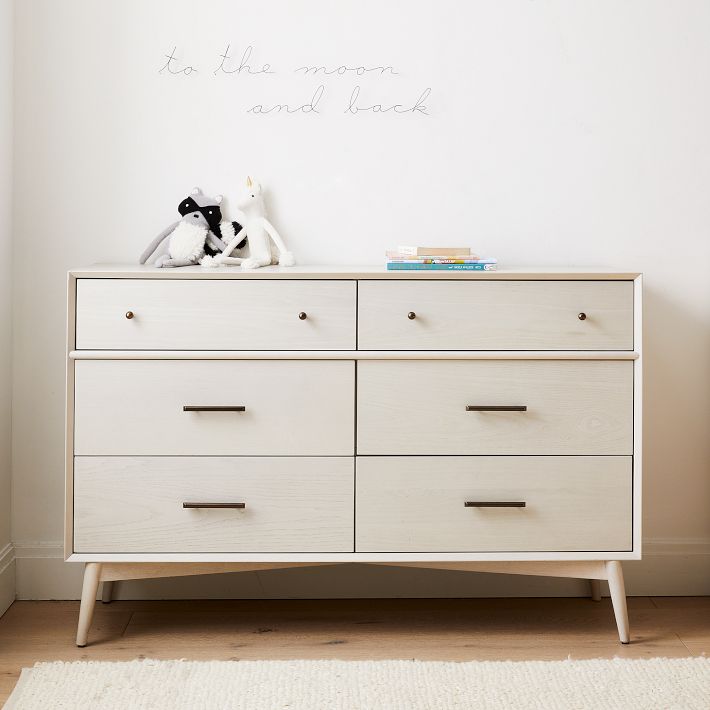 West elm deals dresser white