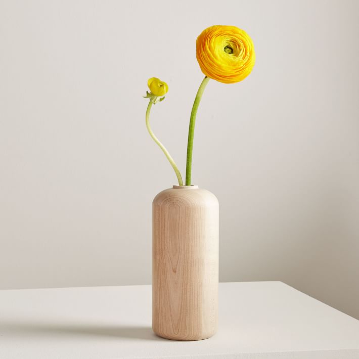 Melanie Abrantes Hardwood Vase - Tall