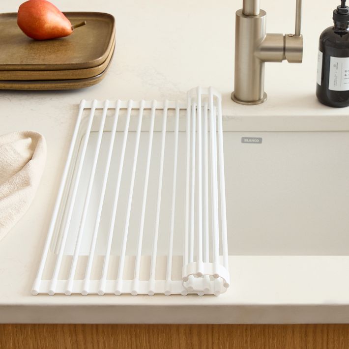 This Roll-Up Dish Drying Rack is a Game Change in the Kitchen!
