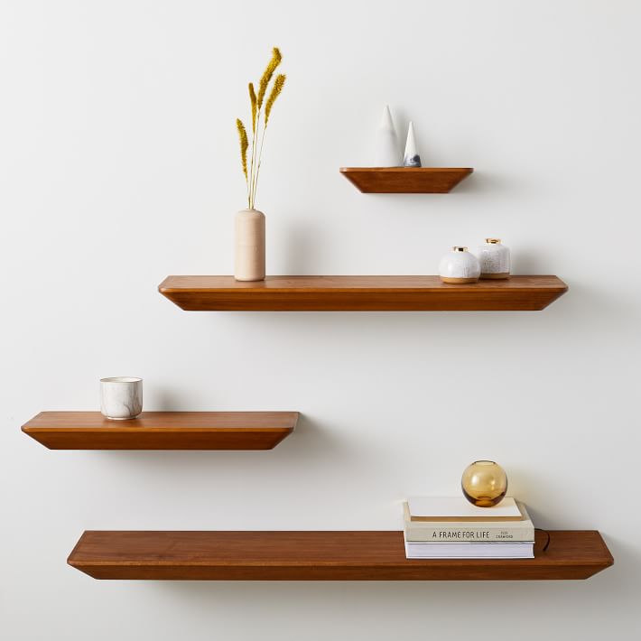 Slim Floating Wall Shelves (12