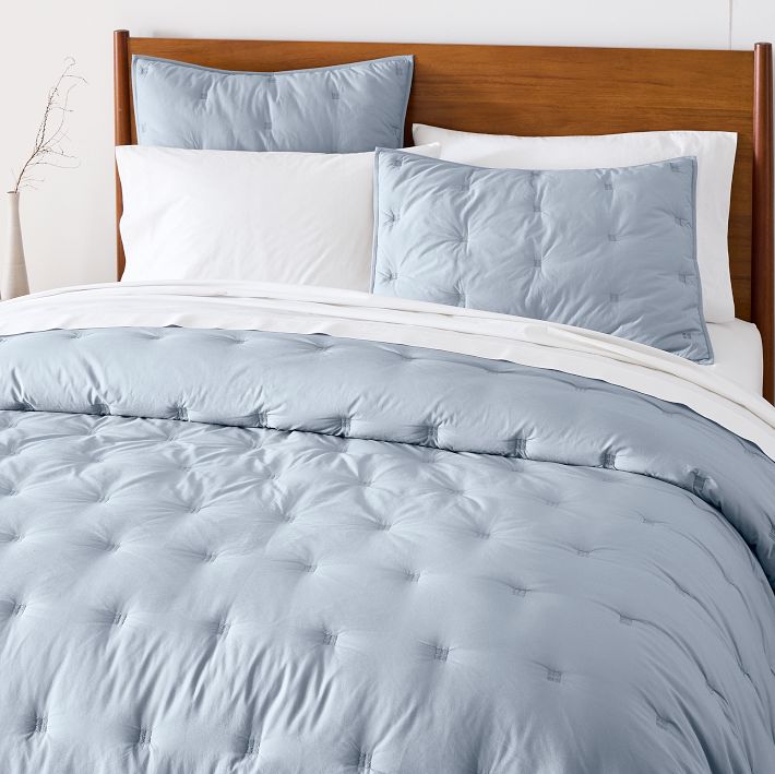 Washed Cotton Comforter &amp; Shams - Clearance