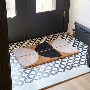 Large Doormat - Modern Black