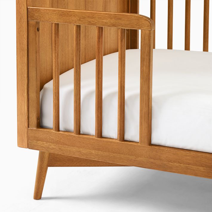 west elm x pbk Mid-Century Convertible Baby Crib