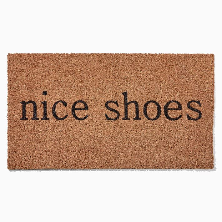 Nickel Designs Hand-Painted Doormat - Nice Shoes