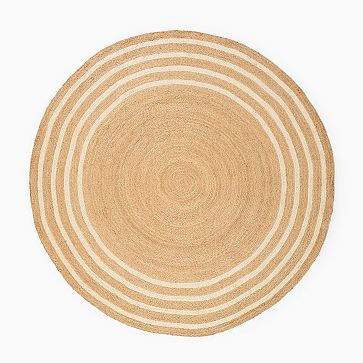 Chunky Braided Jute Round Rug