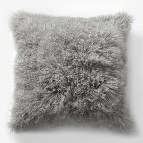 West elm shop fur pillow