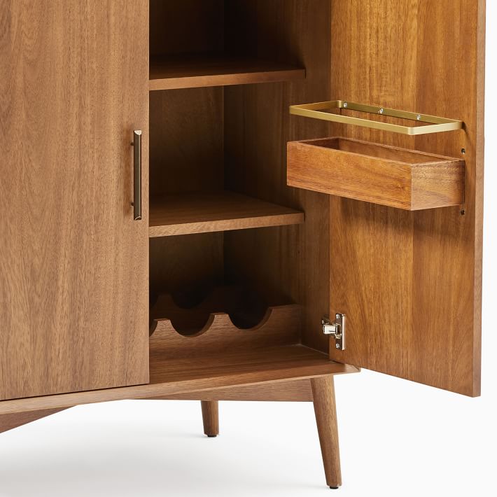 West elm store bar cabinet small