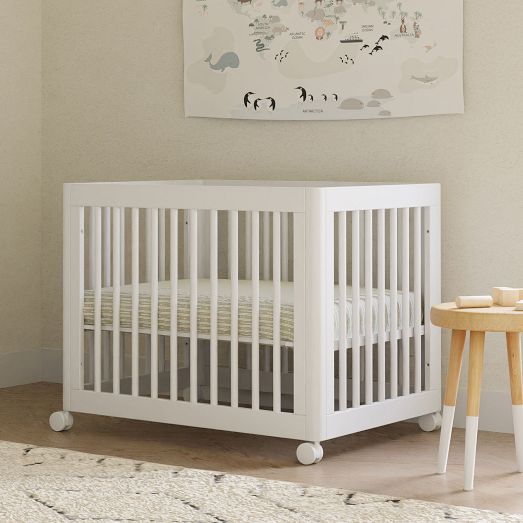 Baby's Closet All Stages Crib (White) PLUS Mattresses and 2 Sheets