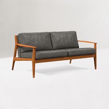 West elm outlet mid century couch