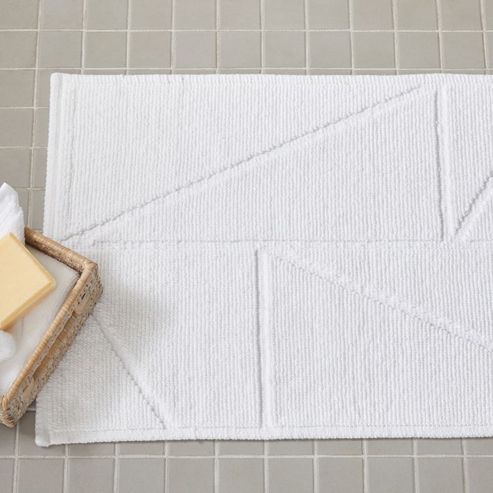 Triangle Sculpted Bath Mat