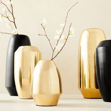 Vinthentic Gold Modern Vases