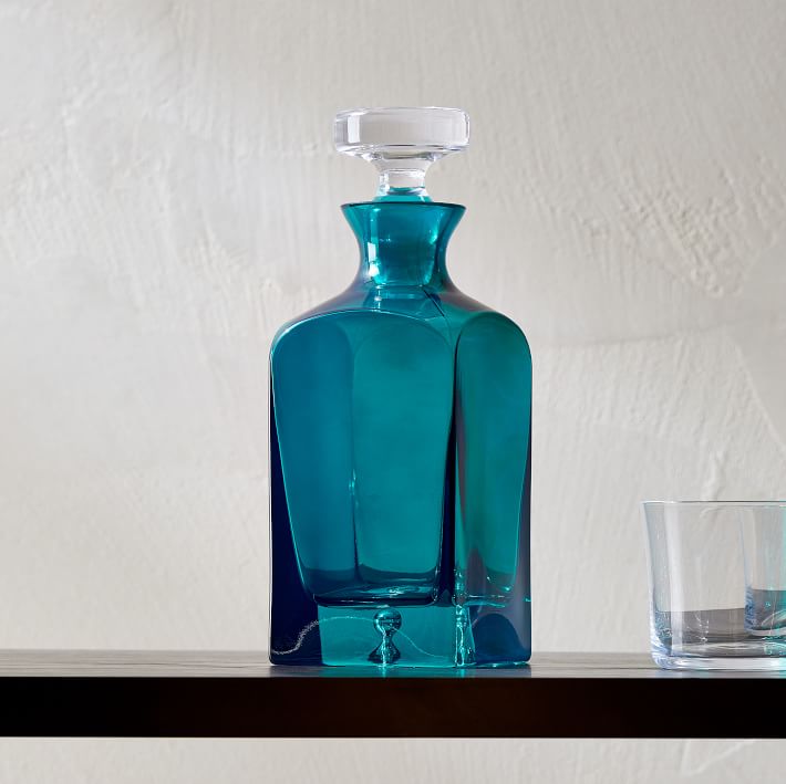 Modern Color Glass Carafe & Glass Set